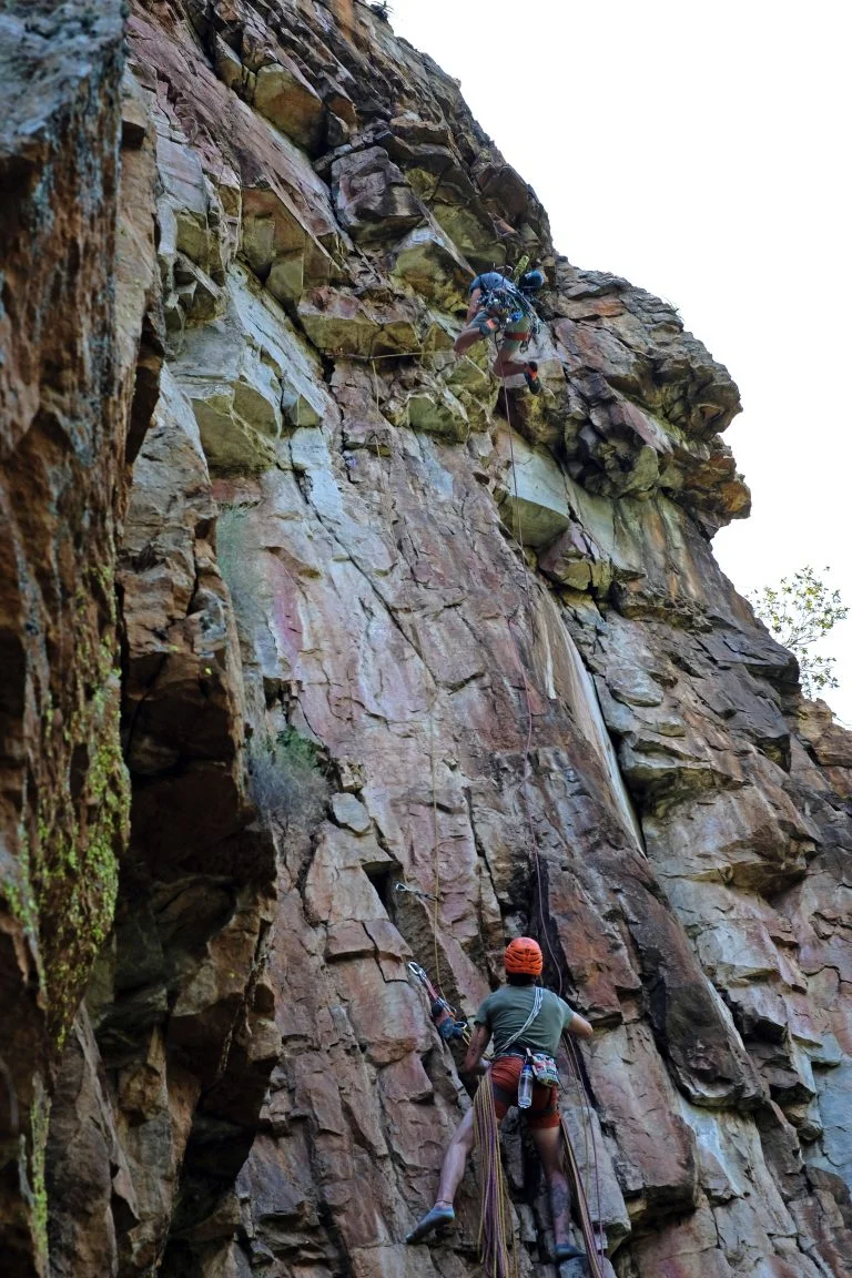 Big Al Whipping While Safely Climbing