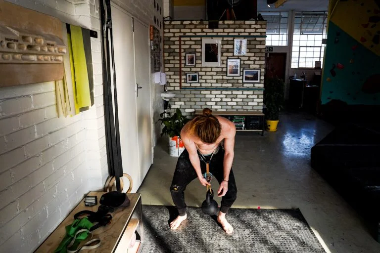 Tim Training Hard
