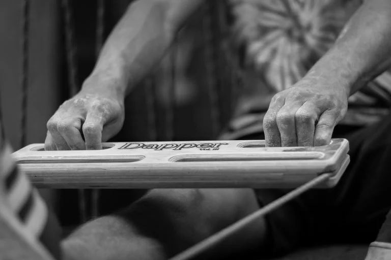 Dapper Board being used to warm-up