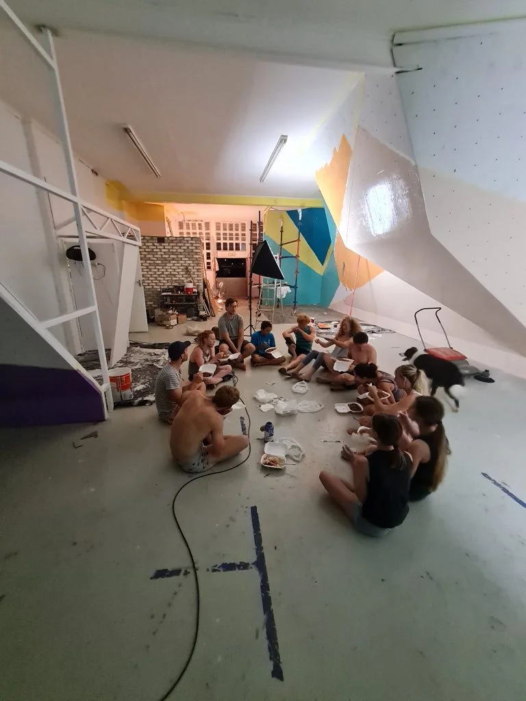 Friends and Allies helping build the FA Gym