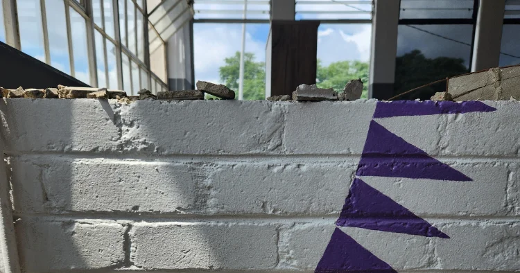 Breaking into the new gym space