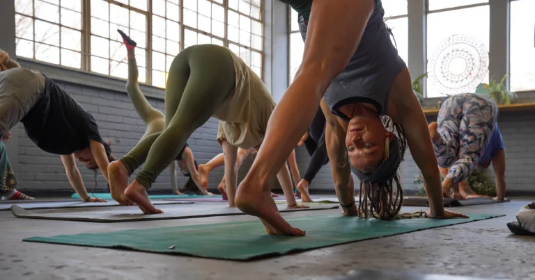Yoga class